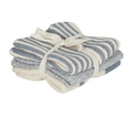 Amy S/3 Cotton Knit Cloth Blue - Hamptons Style