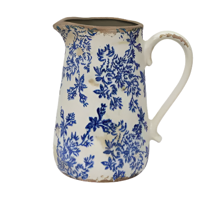 Blue Floral Jug