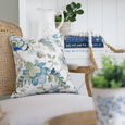 Blue Sapphire Cushion - Hamptons Style