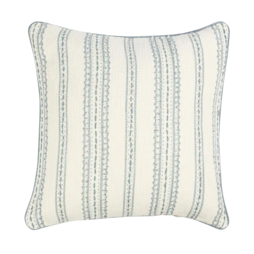 Bluebell Cushion Natural/Blue