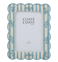 Bluebell Stripe Floral Photo Frame 5x7"