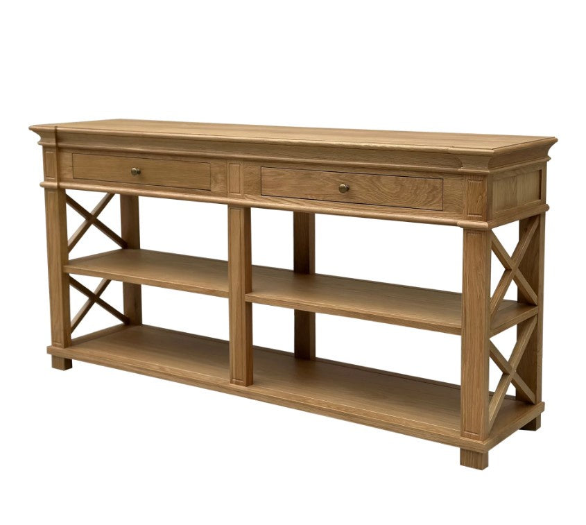 Bridgehampton Console Natural Oak