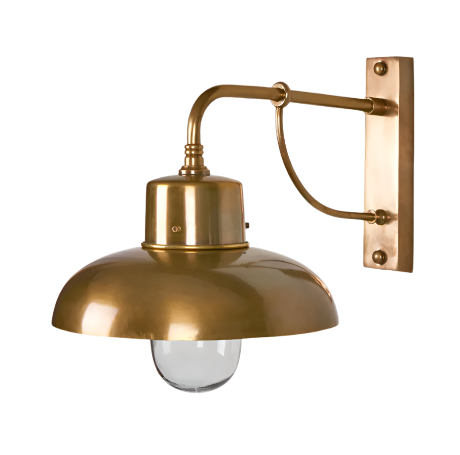 Bridgewater Outdoor Wall Light Brass