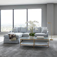 Brooklyn floor lamp height adjustment feature for task lighting flexibility
