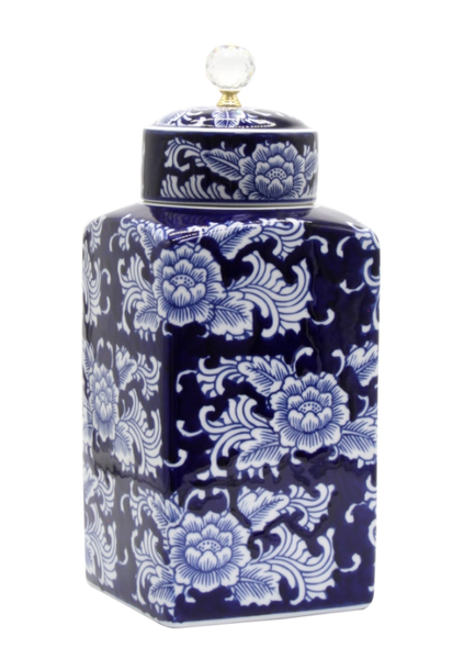 Peony Canister with Lid 31cm