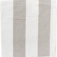 Flat lay of Chambray Stripe Napkin Natural showing soft woven neutral stripe pattern