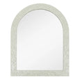 Cheyenne Arched Inlay Mirror Ivory