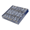 boxed chinoiserie crackers set with blue pattern and gold accents for home entertaining decor