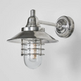 Clark Outdoor Wall Light Antique Silver