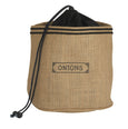 Coastal Pantry Storage Sack Bundle - Natural Jute Set of 3 - Hamptons Style