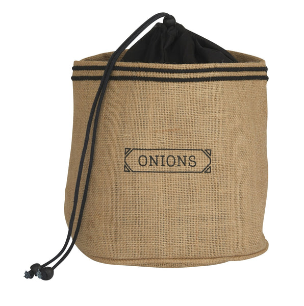 Coastal Pantry Storage Sack Bundle - Natural Jute Set of 3 - Hamptons Style