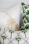 Coco Palm Blanc Cushion