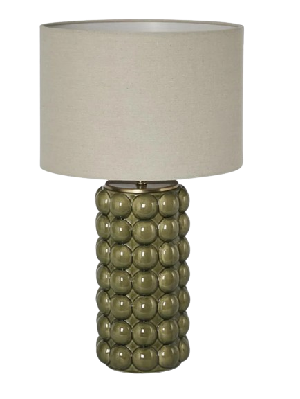Condetti Green Table Lamp with Shade
