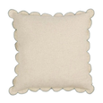 Scallop Blue Cushion