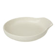 Darley Stoneware Spoon Rest in cream speckle for stylish kitchen bench organisation