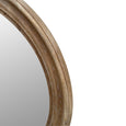 Timeless ready-to-hang mirror creating a stylish focal point above a sideboard