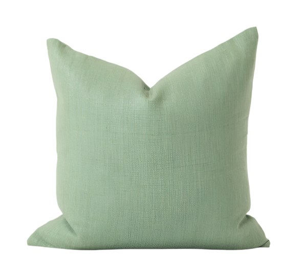 Devon Linen Celadon Cushion 55cm