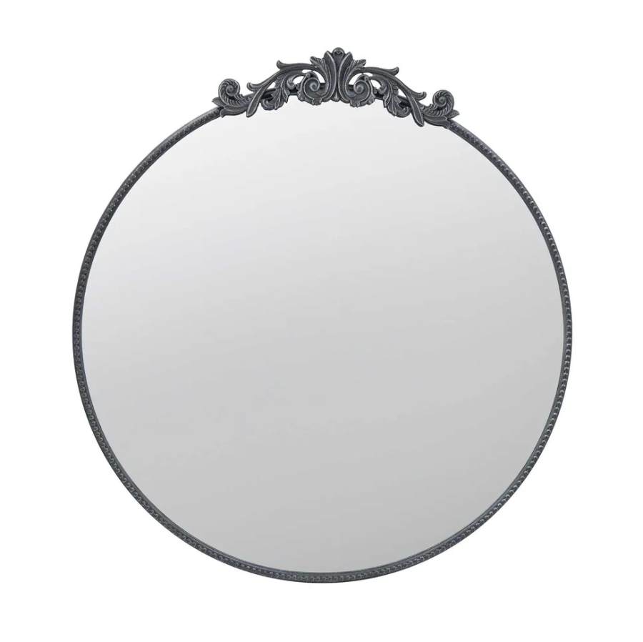 Dia Round Mirror Black