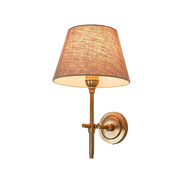 Dino Wall Light Antique Brass