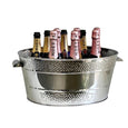 Dotted Border Stainless Steel Champagne Bucket 46cm with product details visible