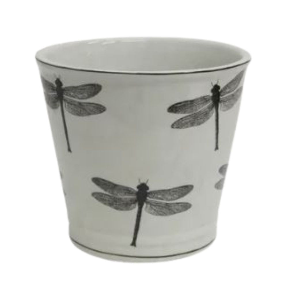 Dragonfly Round Planter