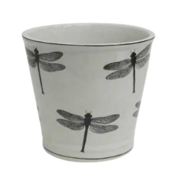 Dragonfly Round Planter