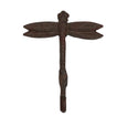 Dragonfly Wall Hook Brown