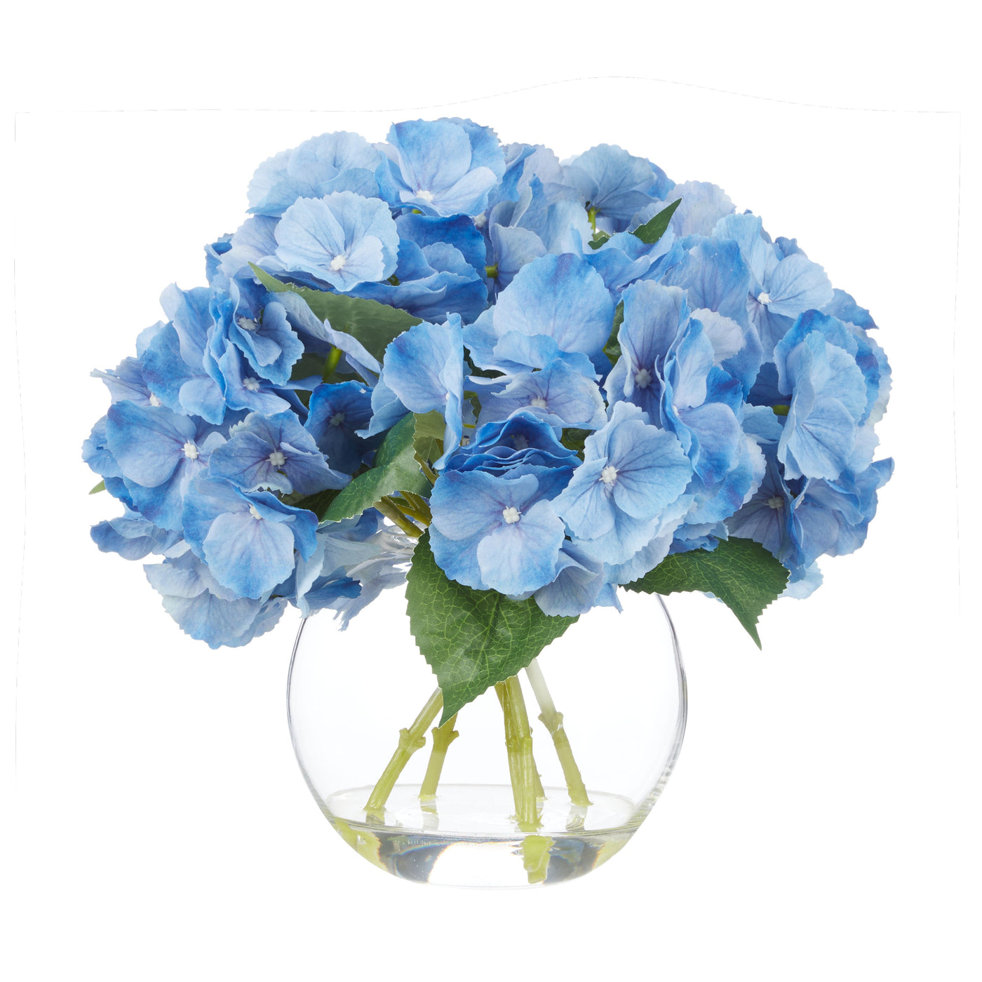 Hydrangea Evie in Phoebe Vase Blue 30cm