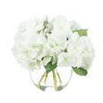 Hydrangea Evie in Phoebe Vase White 30cm