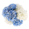 Hydrangea Mix in Dahlia Bowl Blue & White