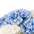 Hydrangea Mix in Dahlia Bowl Blue & White