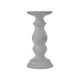 Cement Pedestal Candle Holder Grey 18.5cm