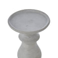 Cement Pedestal Candle Holder Grey 18.5cm