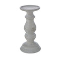 Cement Pedestal Candle Holder Grey 18.5cm