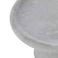 Cement Pedestal Candle Holder Grey 10.5cm