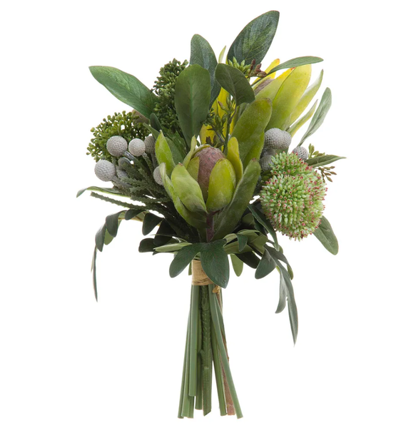 Eucalyptus Berry Bouquet 30cm Green