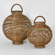 Eva Rattan Lantern Small