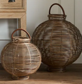 Eva Rattan Lantern Small