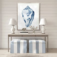 Exquisite Shell I Indigo - Hamptons Style