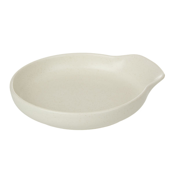 Darley Stoneware Spoon Rest Cream