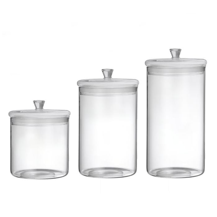 Carlton Canister Clear 3 Piece Set