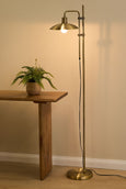 Rayner Metal Floor Lamp Gold