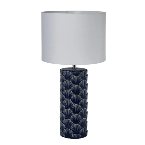 Fan Shell Table Lamp with Shade