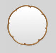 French Maid Brass Mirror