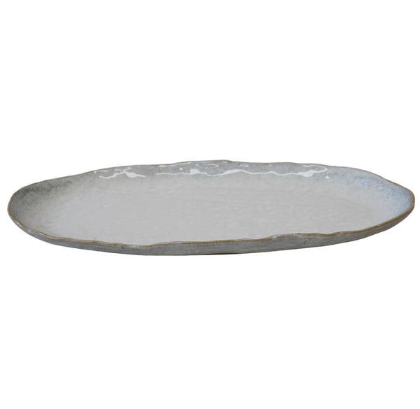 French Stoneware Oval Serving Platter 41cm