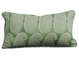 Paisley Green Lumbar Cushion