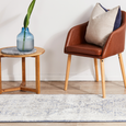 Hunter Ocean runner rug adding warmth and coastal style to a hallway with timber flooring and contemporary furniture.