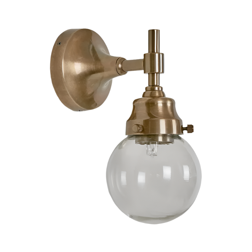 Iceberg Outdoor Wall Light Antique Brass