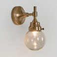 Iceberg Outdoor Wall Light Antique Brass