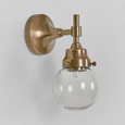 Iceberg Outdoor Wall Light Antique Brass